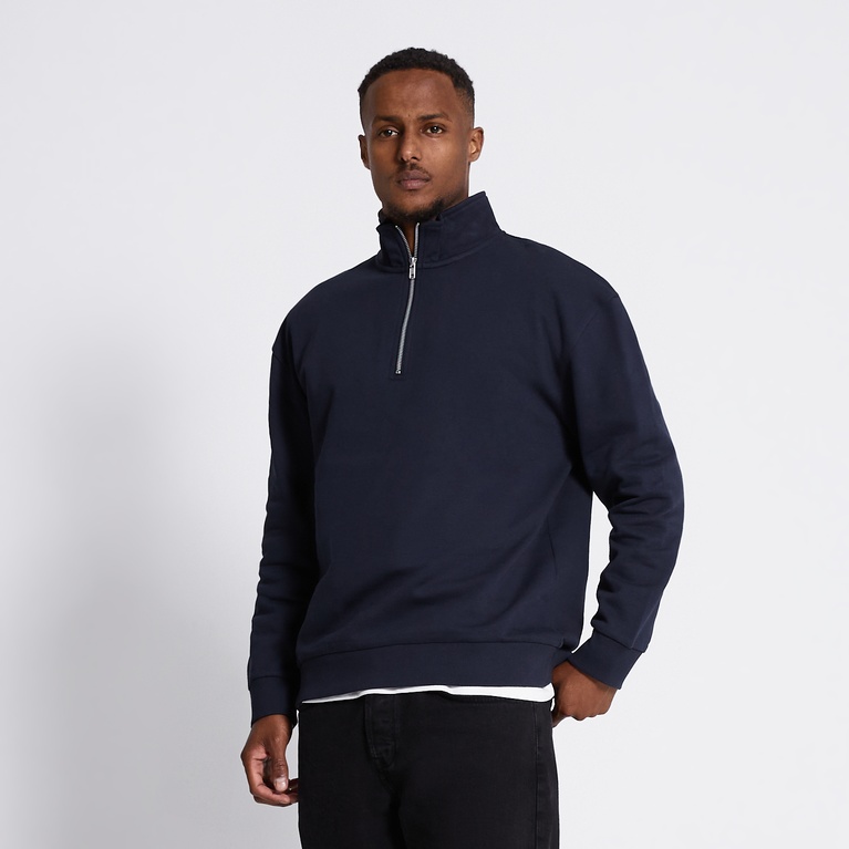 Half Zip Sweatshirt "Frank" Navy
